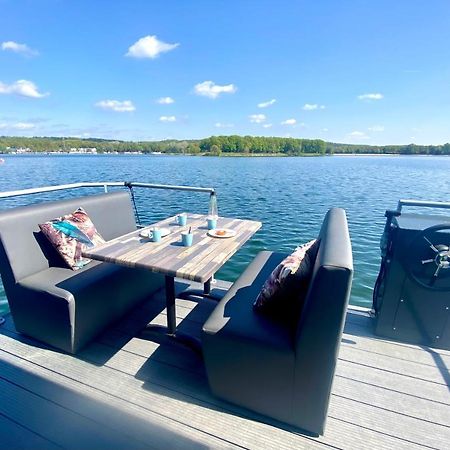Houseboat Met Dakterras Mookerplas Middelaar Exteriér fotografie