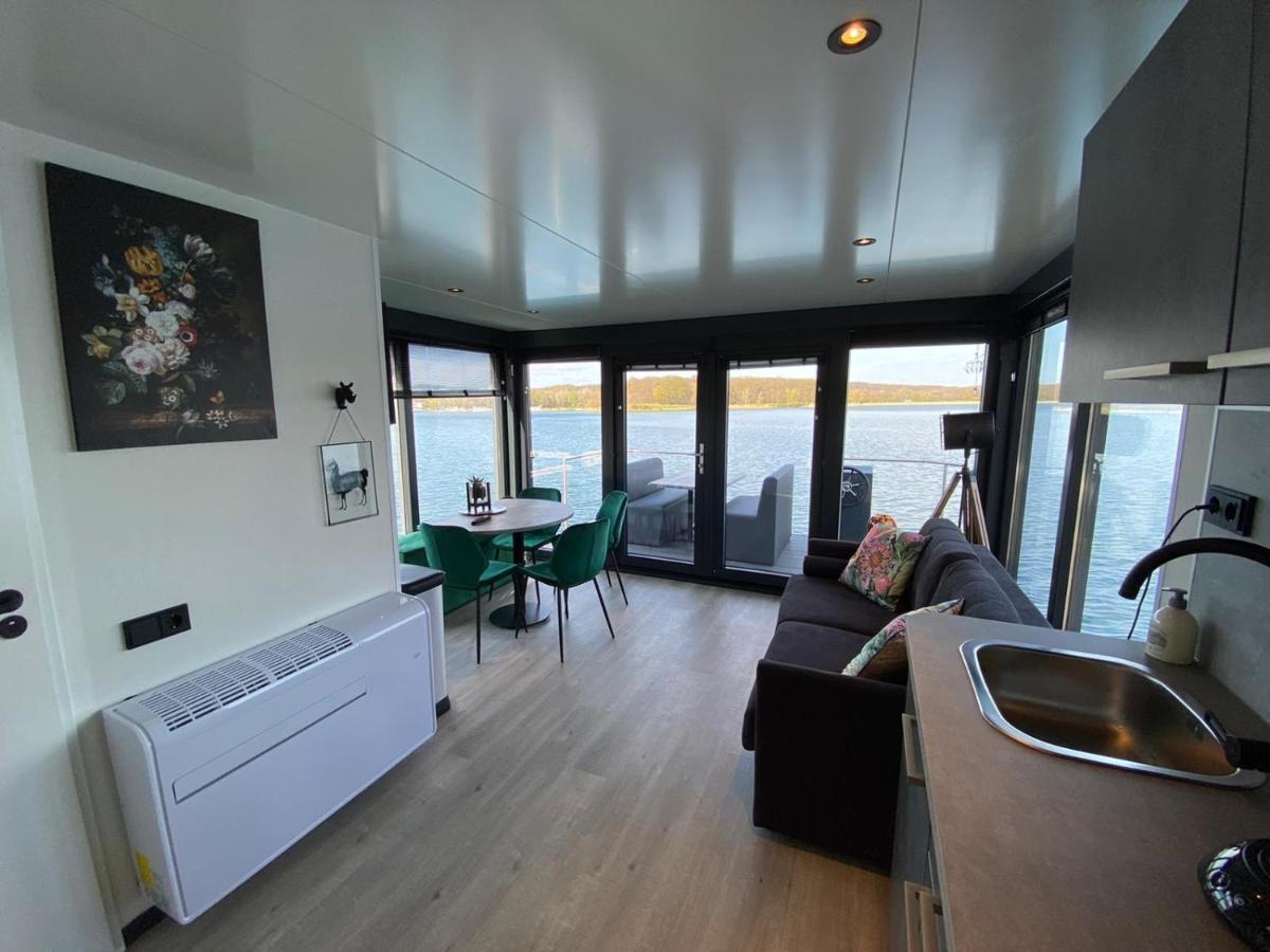 Houseboat Met Dakterras Mookerplas Middelaar Exteriér fotografie