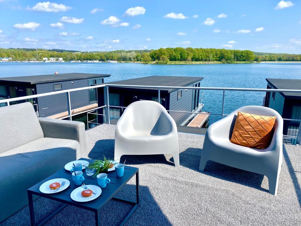 Houseboat Met Dakterras Mookerplas Middelaar Exteriér fotografie